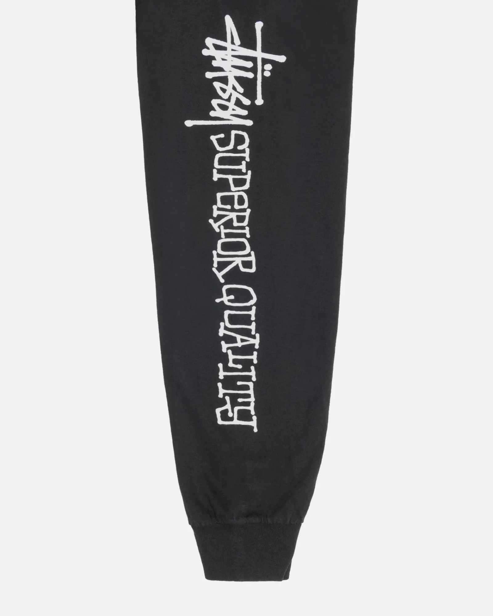 Tees>Stüssy SUPERIOR QUALITY LS TEE PIGMENT DYED Black