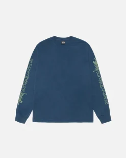 Tees>Stüssy SUPERIOR QUALITY LS TEE PIGMENT DYED Navy