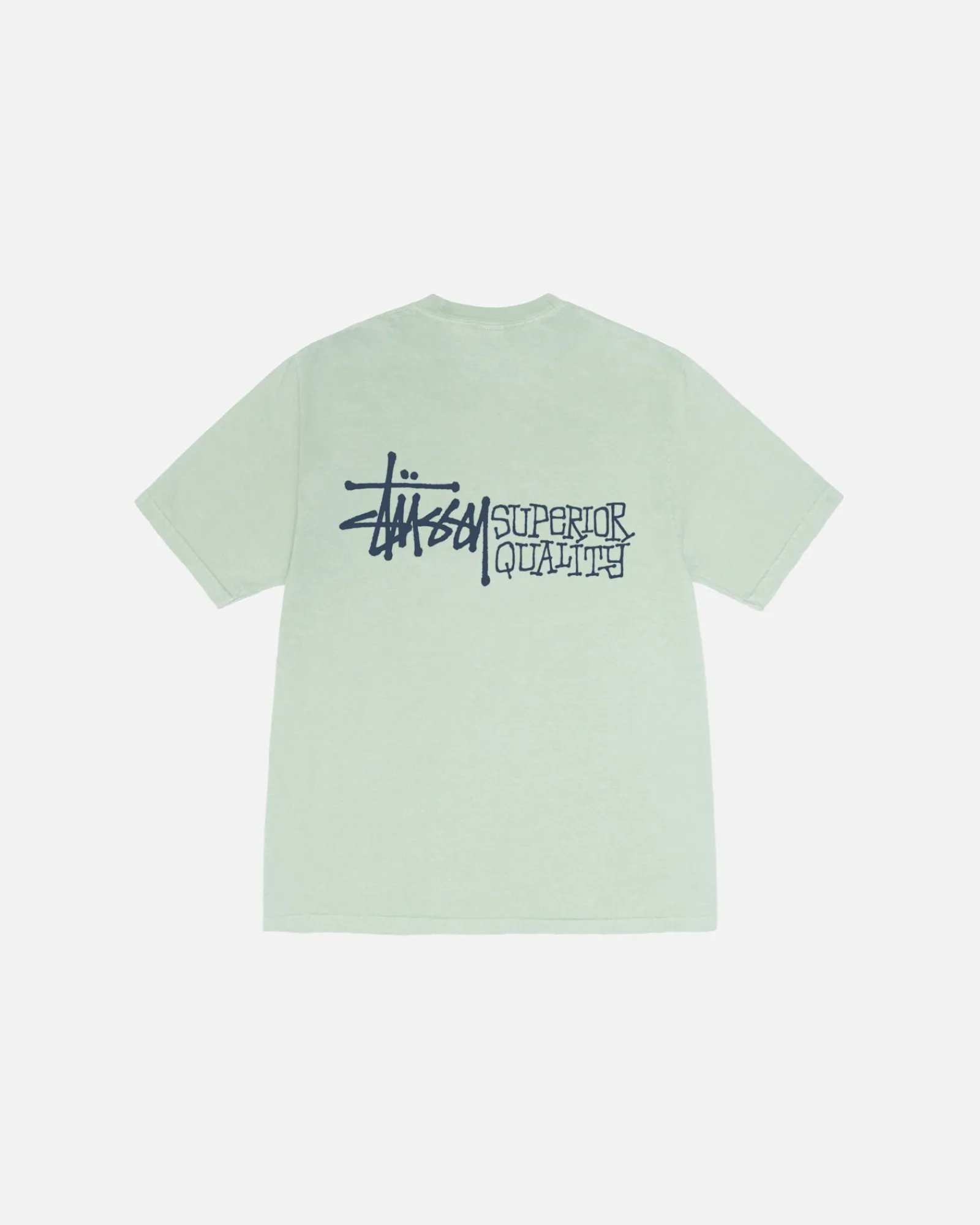 Tees>Stüssy SUPERIOR QUALITY TEE PIGMENT DYED Granite