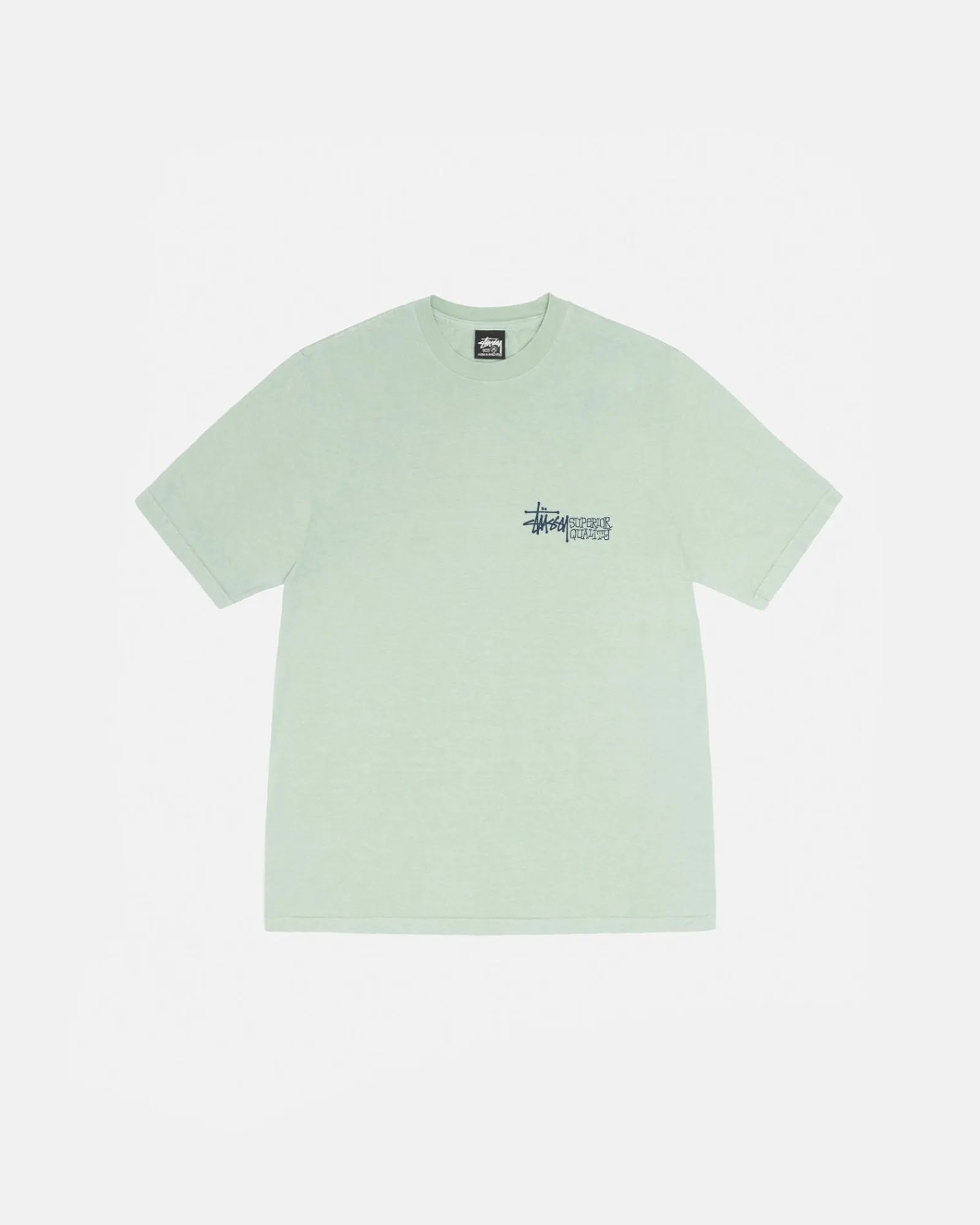 Tees>Stüssy SUPERIOR QUALITY TEE PIGMENT DYED Granite
