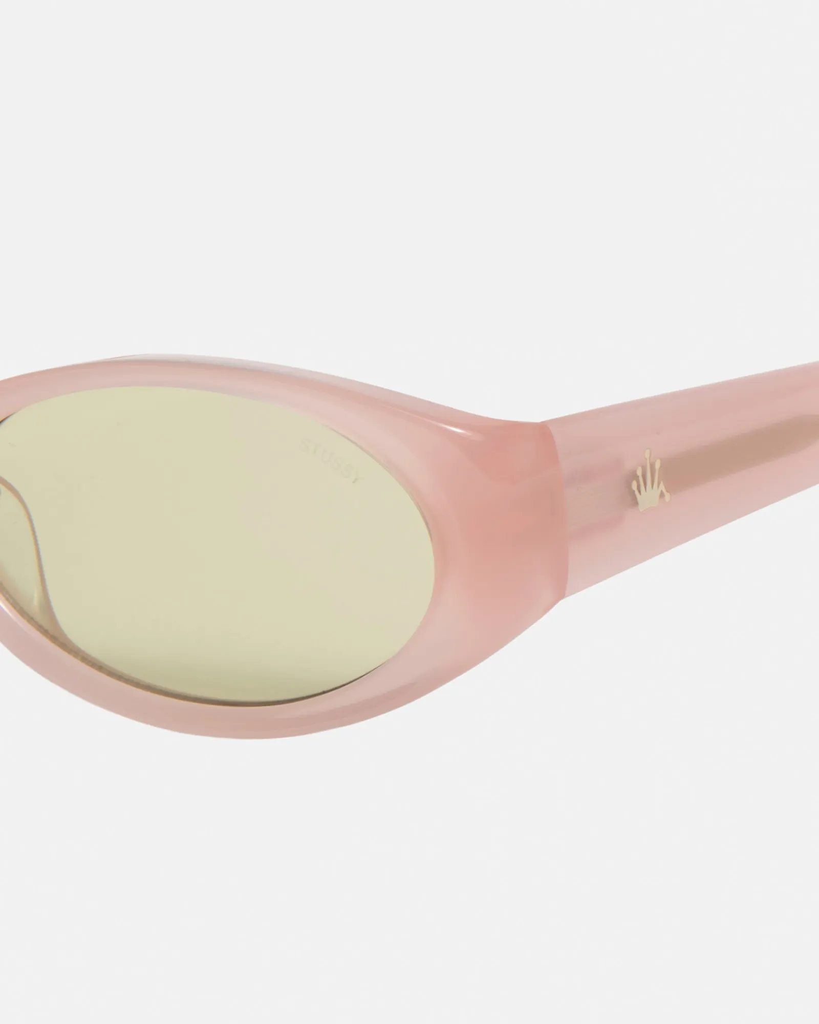 Accessories|Eyegear>Stüssy TRACY SUNGLASSES Light Peach / Yellow