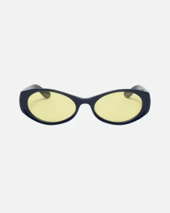 Accessories|Eyegear>Stüssy TRACY SUNGLASSES Marine / Yellow