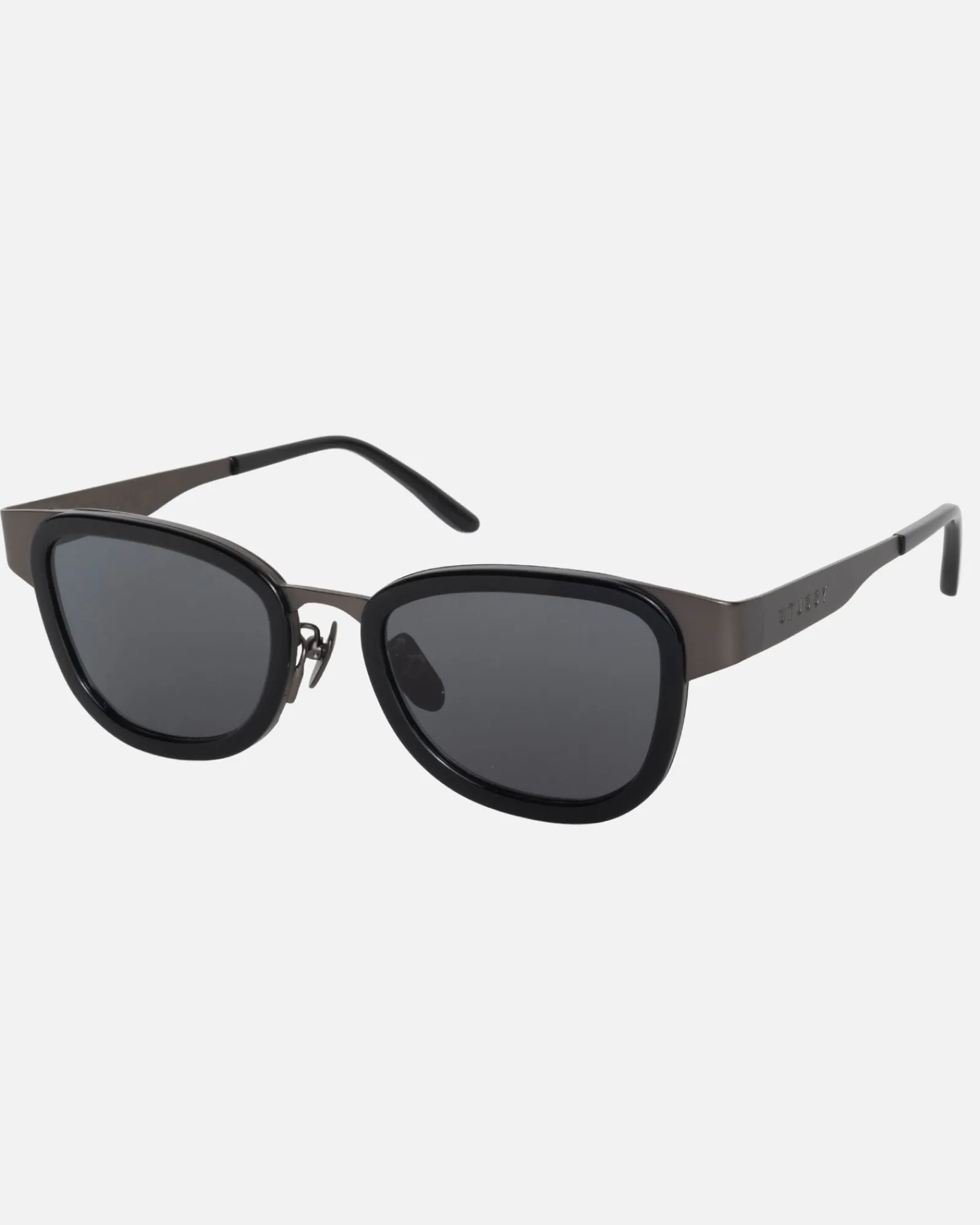 Accessories|Eyegear>Stüssy VIDAL SUNGLASSES Black / Black Lens