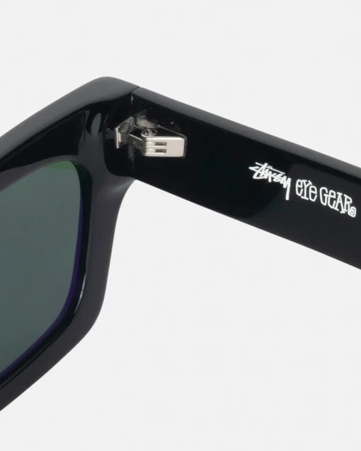 Stussy Eye Gear サングラス sunglass vincent Stussy Vincent Sunglasses Black/Green Men's - SS24 - US