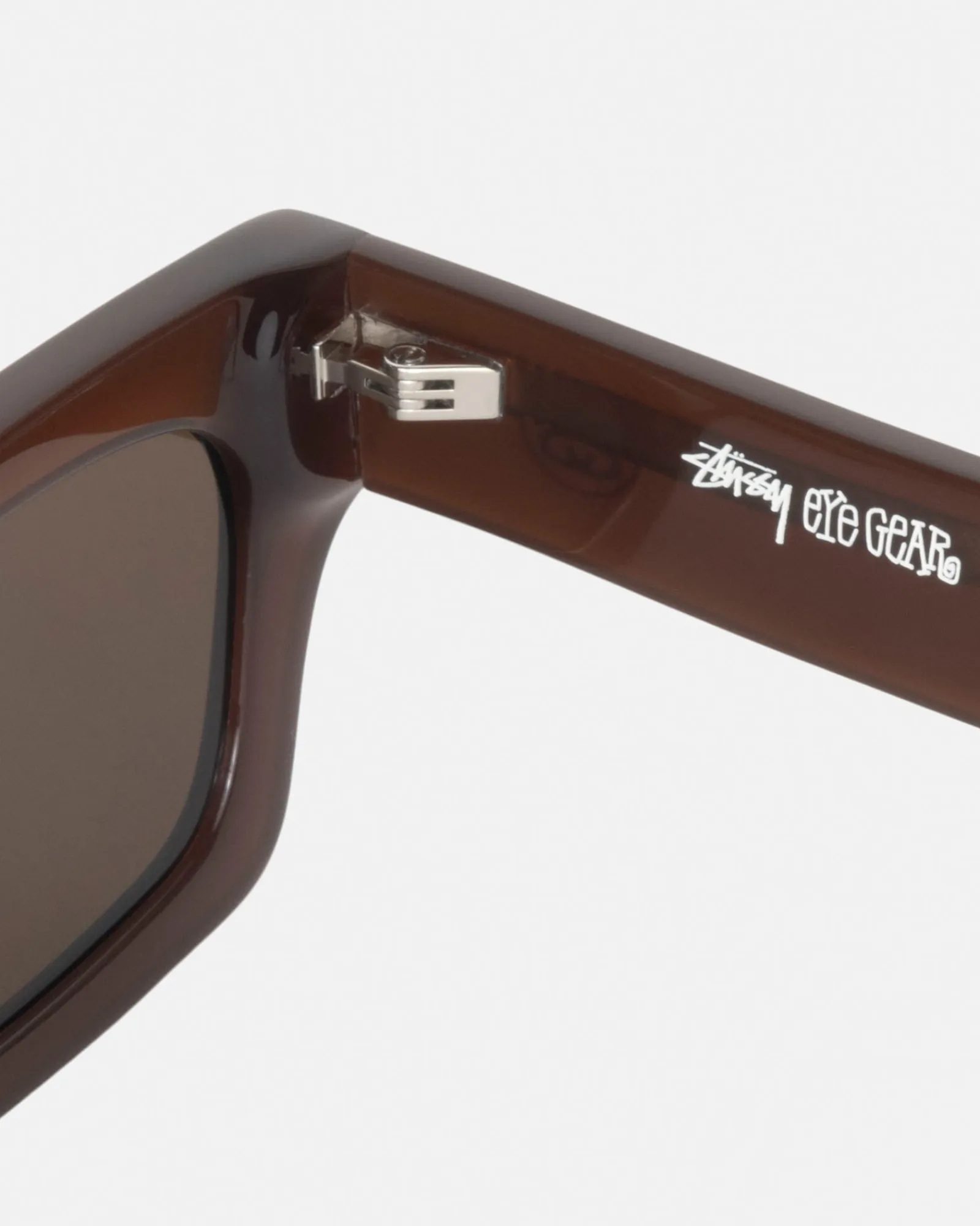 Accessories|Eyegear>Stüssy VINCENT SUNGLASSES Espresso / Brown Lens
