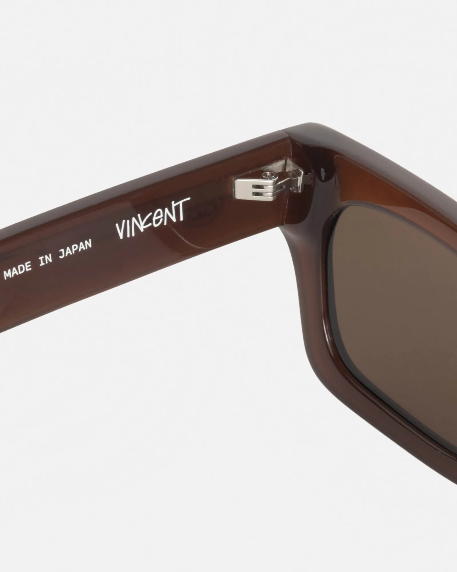 Accessories|Eyegear>Stüssy VINCENT SUNGLASSES Espresso / Brown Lens