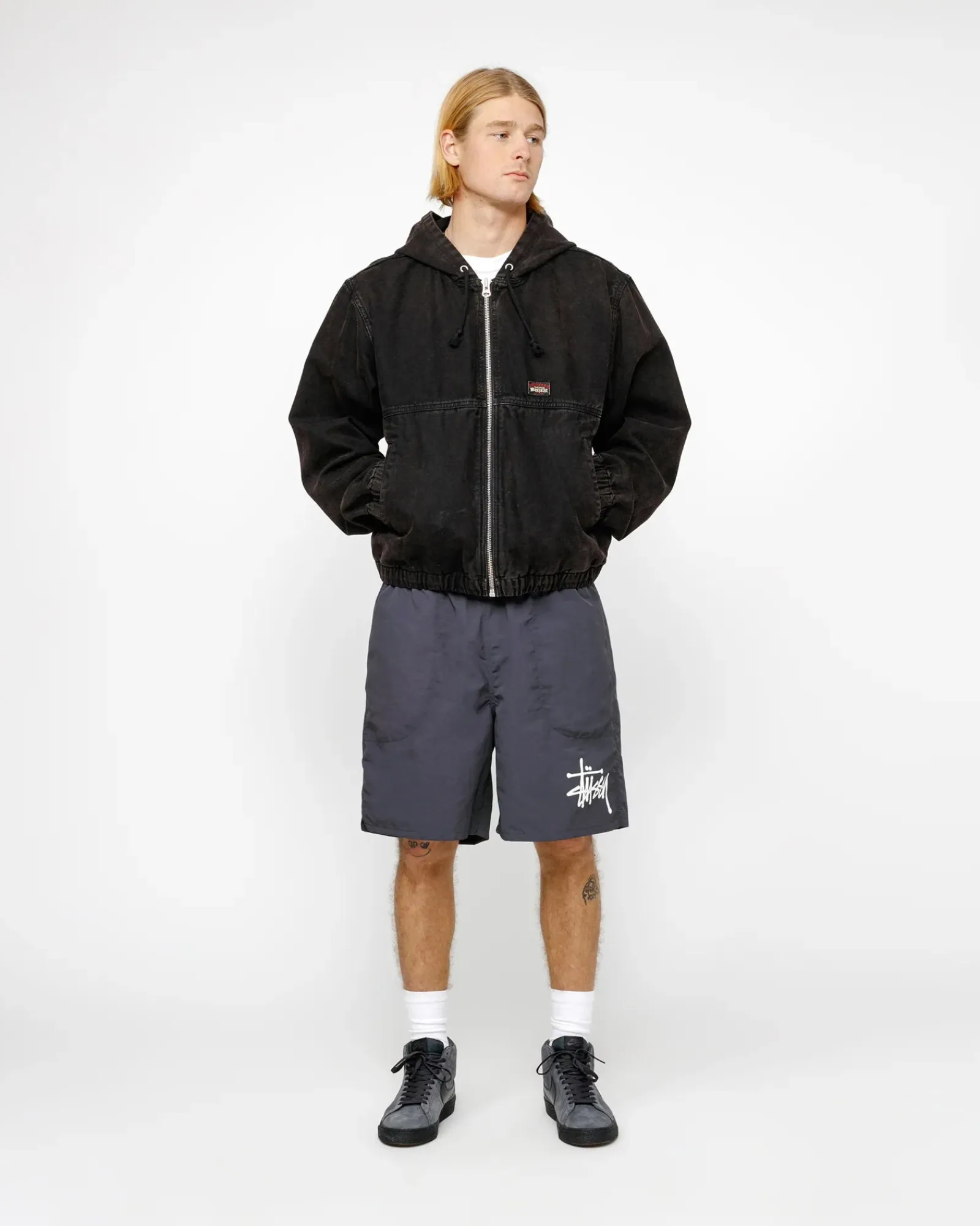 Shorts>Stüssy WATER SHORT BIG BASIC Graystone
