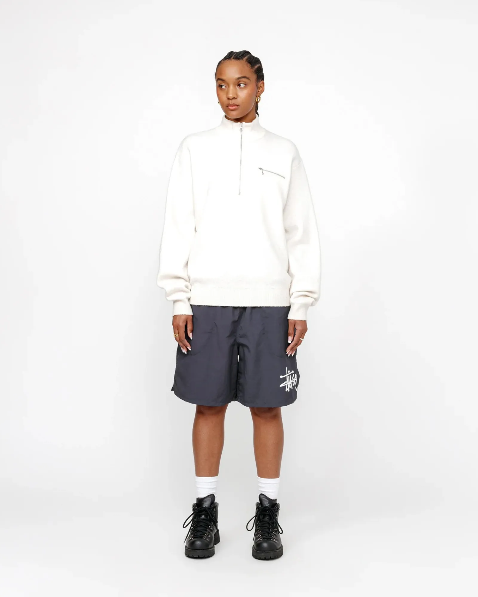 Shorts>Stüssy WATER SHORT BIG BASIC Graystone