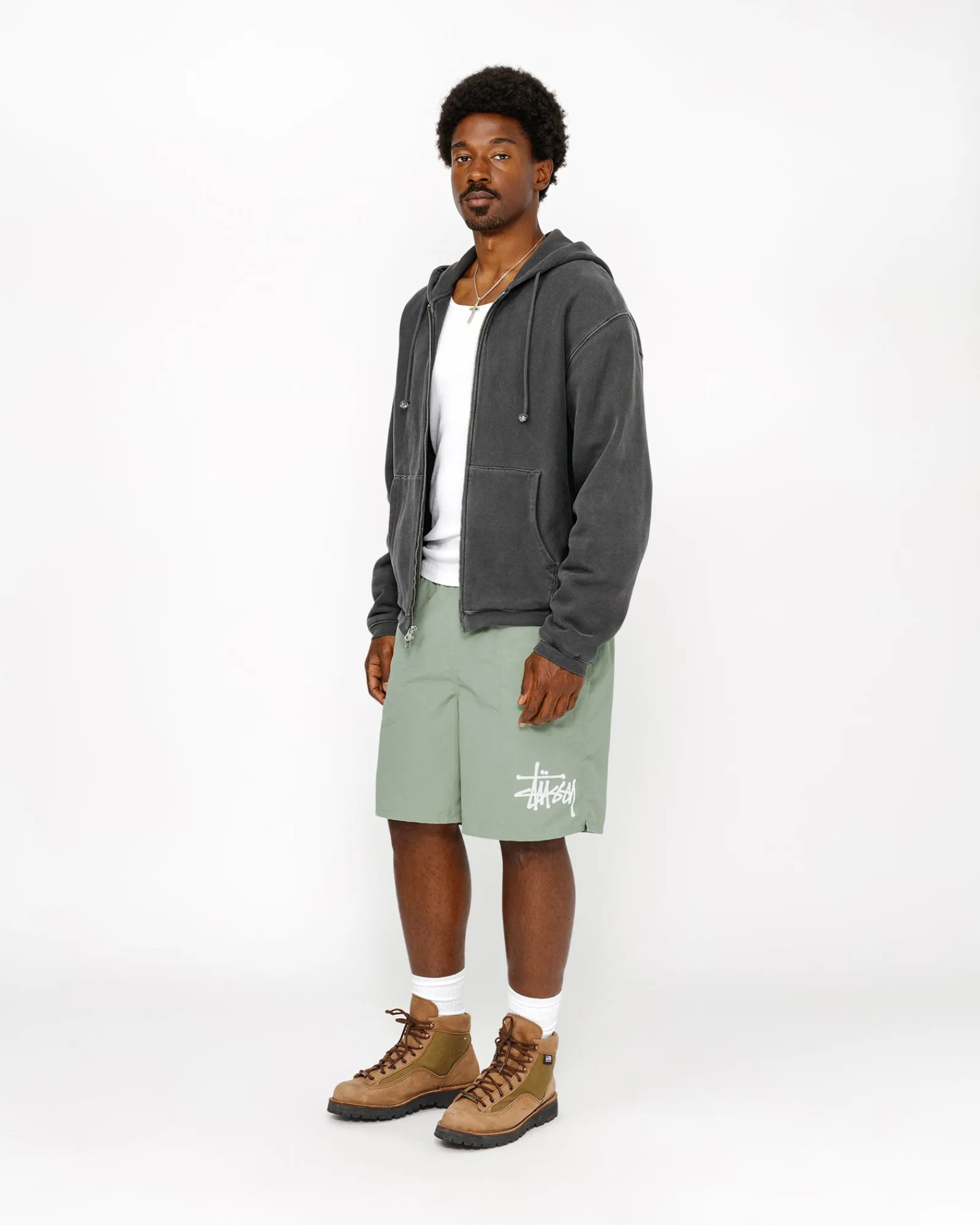 Shorts>Stüssy WATER SHORT BIG BASIC Sage