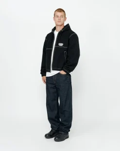 Outerwear>Stüssy WORK JACKET CONTRAST STITCH Black