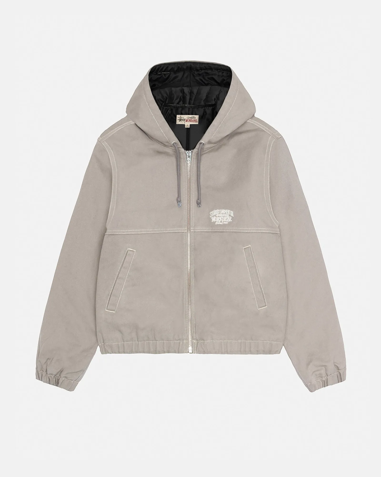 Outerwear>Stüssy WORK JACKET CONTRAST STITCH Grey