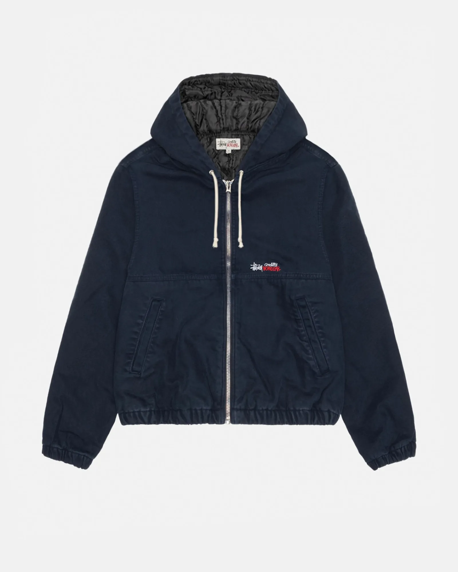 Outerwear>Stüssy WORK JACKET INSULATED CANVAS Navy