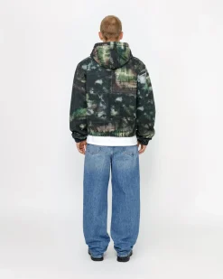 Outerwear>Stüssy WORK JACKET STENPAT CAMO Fortine