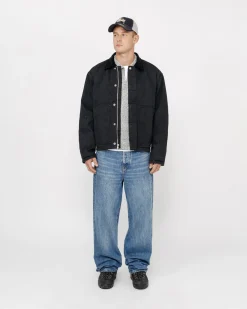 Outerwear>Stüssy WORKGEAR JACKET Black