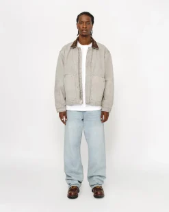 Outerwear>Stüssy WORKGEAR JACKET Grey