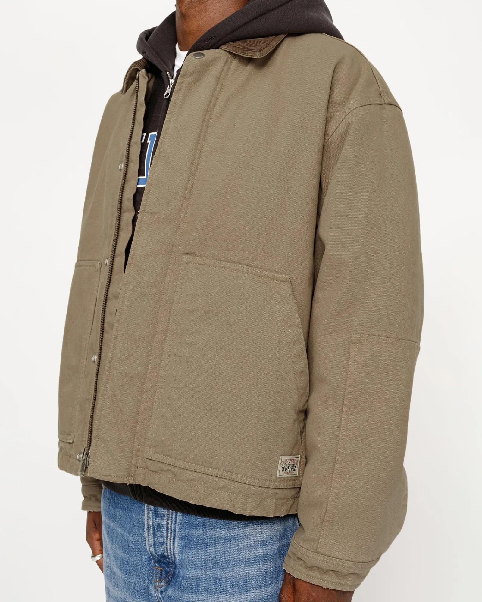 Outerwear>Stüssy WORKGEAR JACKET Khaki