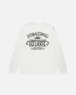 Tees>Stüssy WORLDWIDE LS TEE PIGMENT DYED Natural