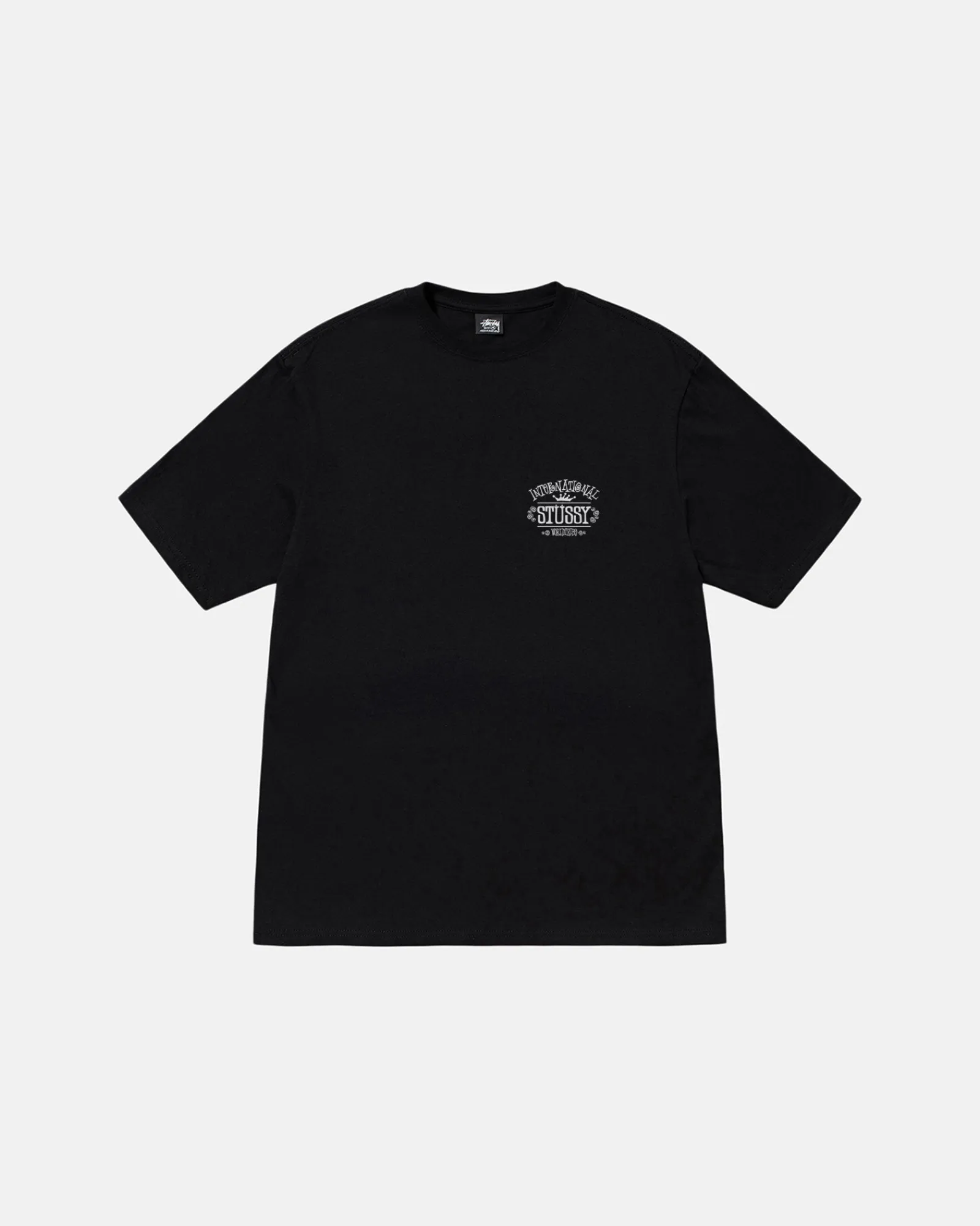 Tees>Stüssy WORLDWIDE TEE PIGMENT DYED Black