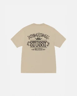 Tees>Stüssy WORLDWIDE TEE PIGMENT DYED Khaki