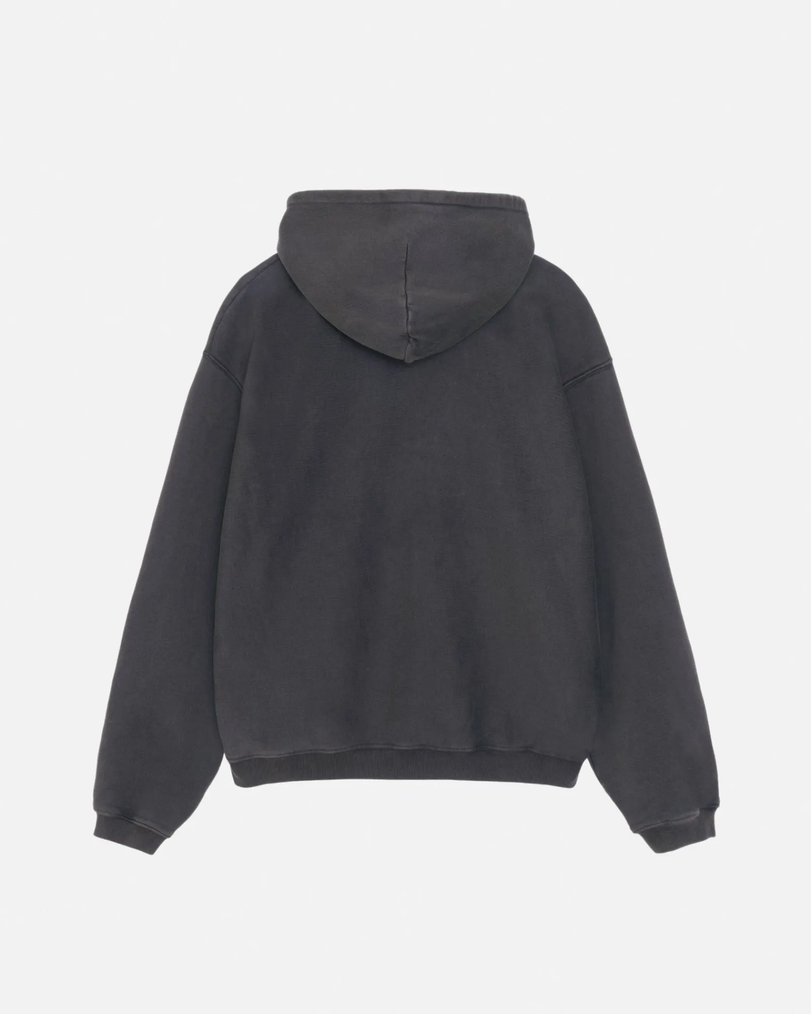 Hoodies>Stüssy ZIP HOODIE FADED GRAPHIC Washed Black